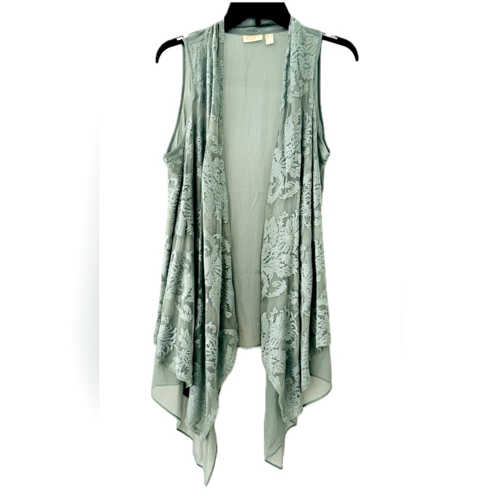 Sage Green Sleeveless cardigan
